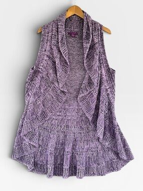 🎉5 for $45🎉 Beverly drive vest knit poncho size 2X